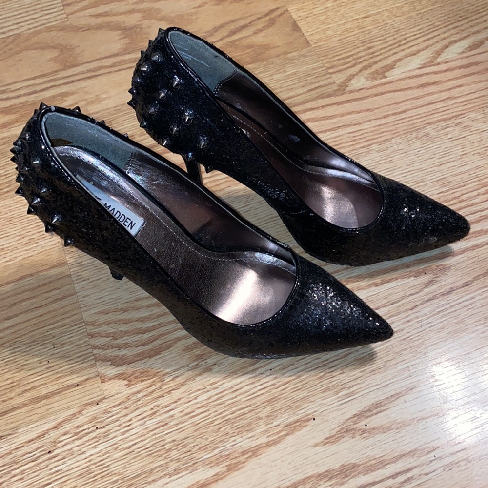 Steve Madden Back Sparkle Heels